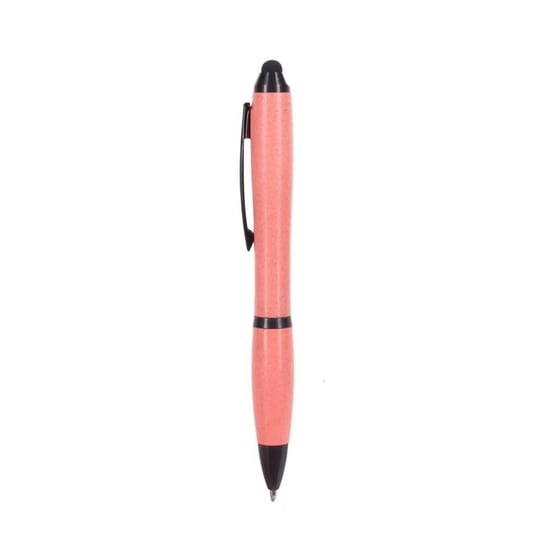 Ekologiczny długopis, touch pen UPOMINKARNIA Różowy 10 szt UPOMINKARNIA