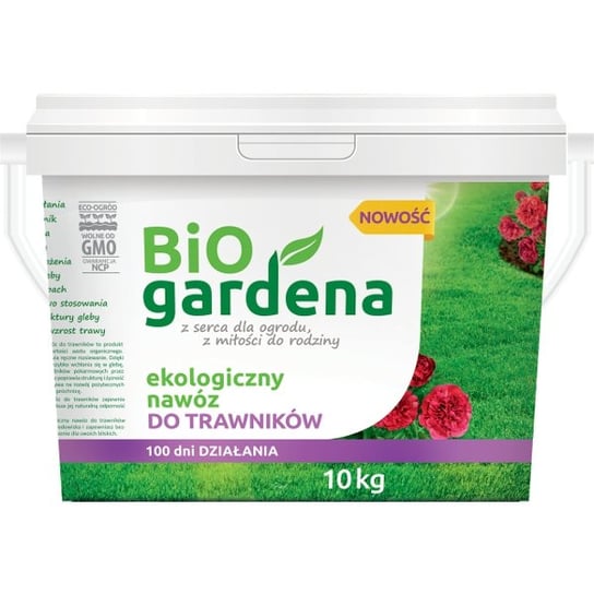 Ekologiczny nawóz do trawników BIO GARDENA, 10 kg Bio Gardena