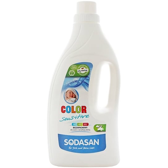 Ekologiczny płyn do prania bezzapachowy SODASAN Color Sensitive, 1,5 l Sodasan