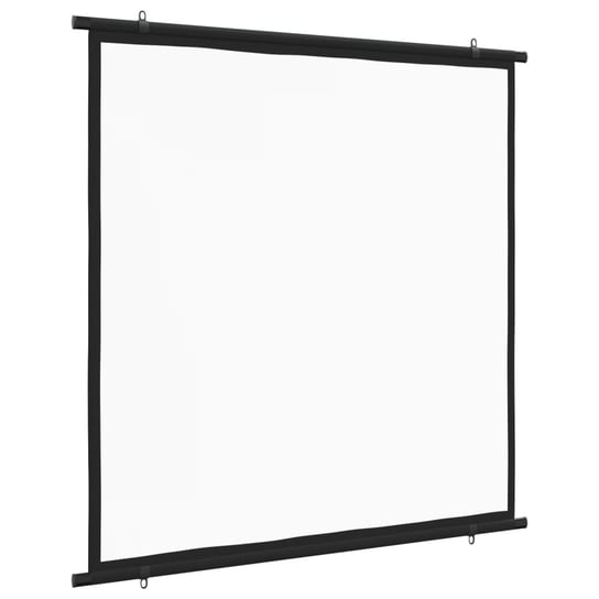Ekran projekcyjny 150x155 cm, matowy biały, tkanin Zakito