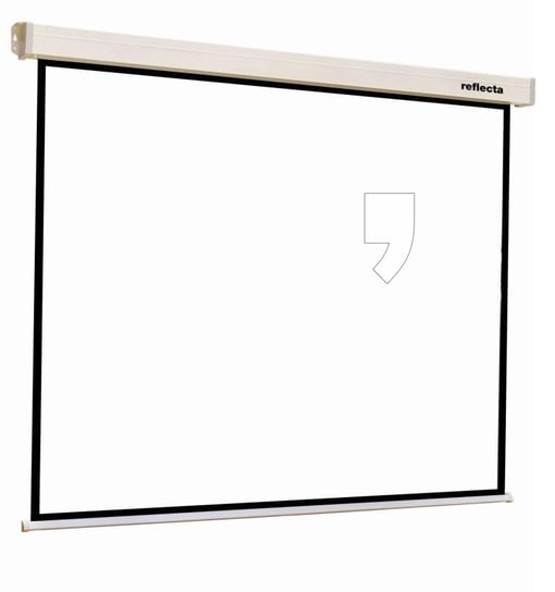 Ekran projekcyjny ścienny/sufitowy REFLECTA CrystalLine Rollo, 89", 160x160, 1:1, biały matowy Reflecta