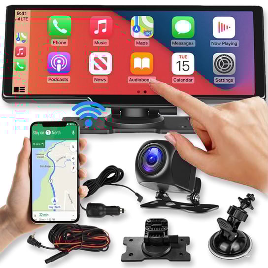 Ekran Samochodowy Odtwarzacz Carplay Android Apple Moniotr Kamera Cofania A3018 OTTER PRODUCTS