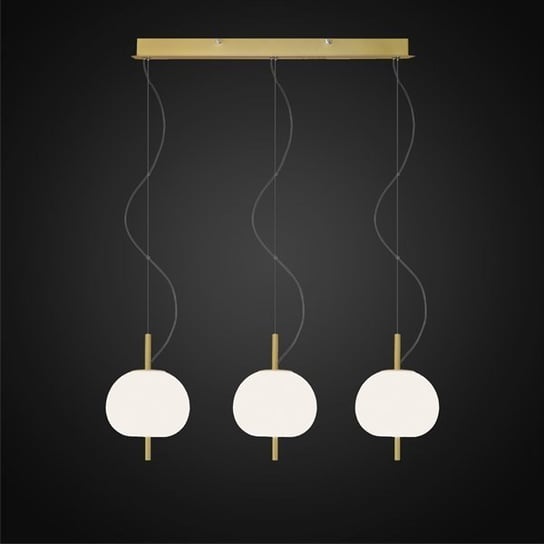 Ekskluzywna lampa LED wisząca złoto biała Apple CL3 Altavola Design ALTAVOLA DESIGN