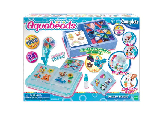 Ekskluzywne Studio Aquabeads, zestaw z akcesoriami, koraliki do zabaw kreatywnych, 32798 Aquabeads