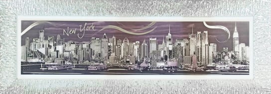 Ekskluzywny Duży Obraz Z Ramą Nowy Jork 125X46Cm Beltrami