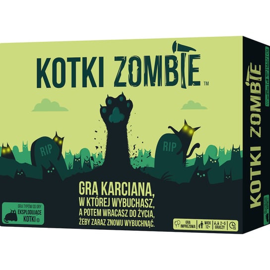 Eksplodujące Kotki: Zombie gra karciana Rebel Rebel