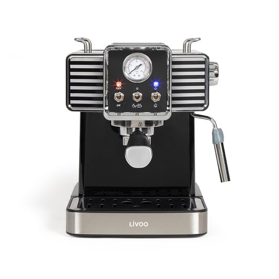 Ekspres do kawy espresso czarny LIVOO Livoo