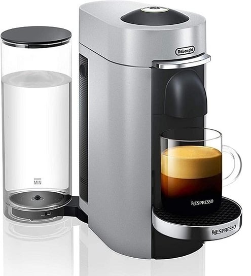 Ekspres kapsułki Nespresso Vertuo DeLonghi ENV155.S srebrny/szary DeLonghi