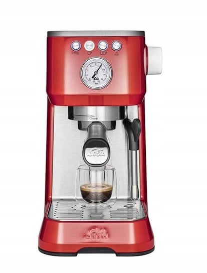 Ekspres kolbowy Barista Perfetta Plus czerwony Solis
