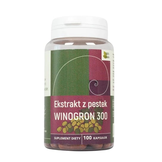 Ekstrakt z pestek winogron OPC kapsułki 300 mg  Suplement diety, 100 kaps. Nanga Nanga