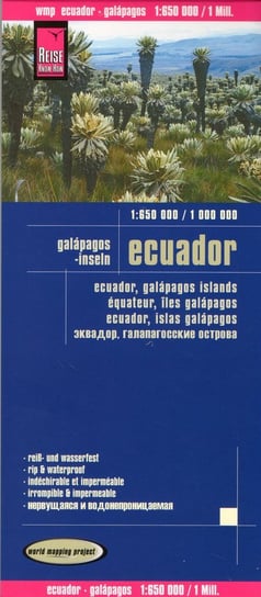 Ekwador, Galapagos. Mapa samochodowa 1:650 000 / 1 000 000 Reise Know-How