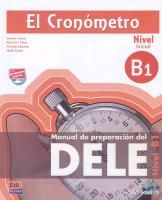 El Cronómetro, Nivel B1 (Inicial). Übungsbuch mit MP3-CD Sanchez Gonzalez Nicolas, Monte Fernandez Marina, Perez Bernal Rosa Maria, Tarres Chamorro Inaki