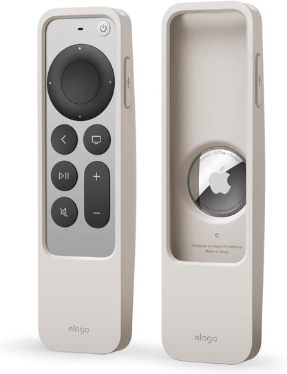 ELAGO Etui na Pilota Apple TV Siri Remote i AirTag R5, Stone Elago