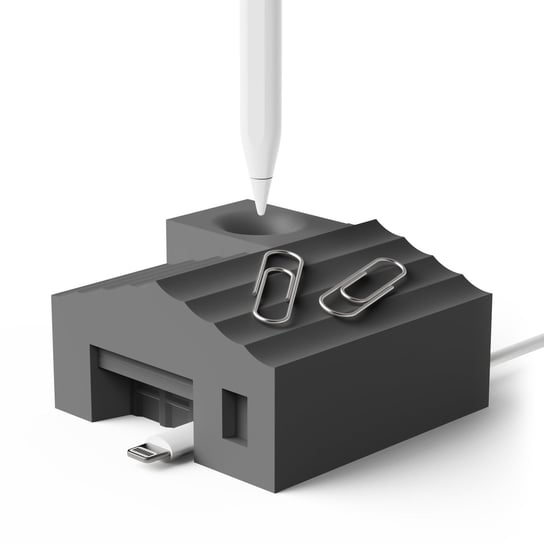 ELAGO Podstawka Domek dla Apple Pencil i dowolnego rysika do tabletu, Dark Grey Elago
