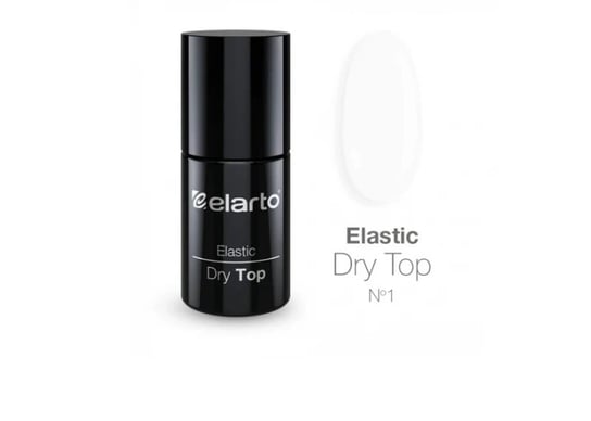 Elarto, Lakier hybrydowy Top Elastic Dry No 1, 7 ml Elarto