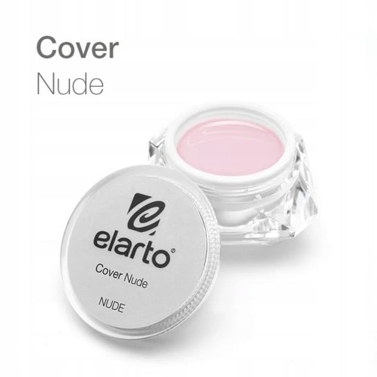 Elarto, Żel budujący beżowo-różowy Cover Nude, 30 g Elarto