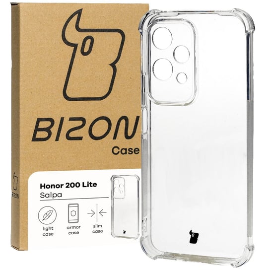 Elastyczne etui Bizon Case Salpa do Honor 200 Lite, przezroczyste Bizon