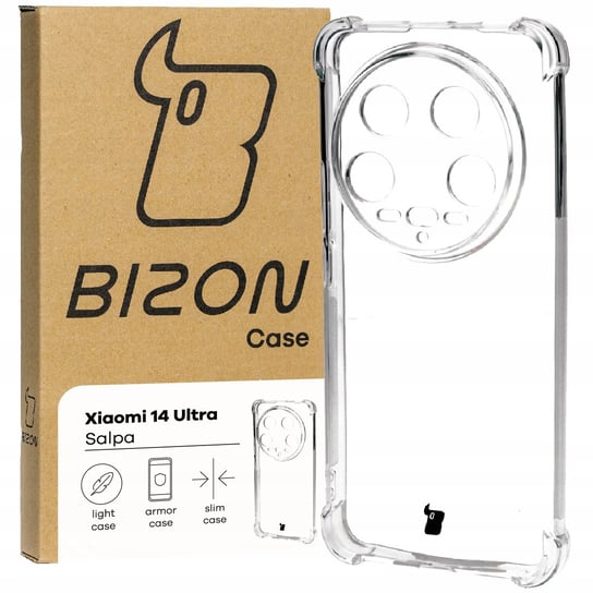 Elastyczne etui Bizon Case Salpa do Xiaomi 14 Ultra, przezroczyste Bizon
