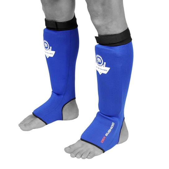 Elastyczny ochraniacz na goleń i stopę - niebieski, rozmiar - XL DBX BUSHIDO
