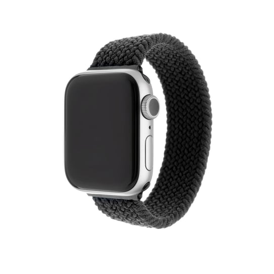 Elastyczny pasek nylonowy FIXED do Apple Watch 42/44/45mm, rozmiar L, czarny FIXED