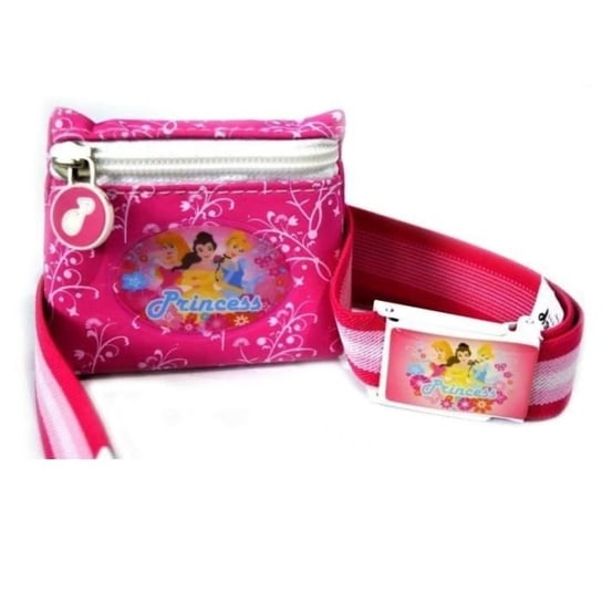 Elastyczny pasek z małą torebką Disney Princess - DISNEY - Różowy - Dziecko - Dziewczynka Inna marka