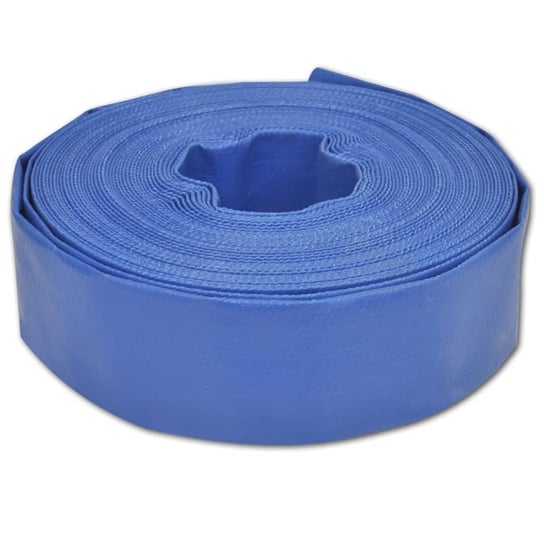 Elastyczny wąż płaski 25m, niebieski, PVC, poliest Inna marka