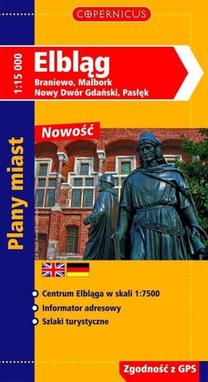 Elbląg. Plan miasta 1:15 000 PPWK Polskie Przedsiębiorstwo Wydawnictw Kartograficznych