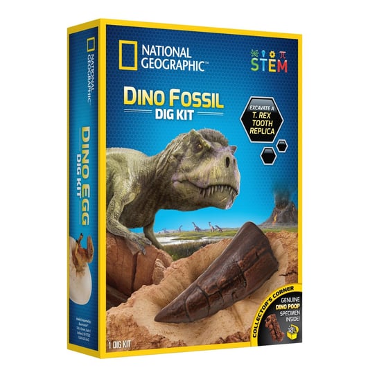 Elbrus, National Geographic, Zestaw wykopaliskowy skamieliny dinozaura ELS NATIONAL GEOGRAPHIC