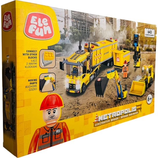 ELEFUN METROPOLIS CONSTRUCTION BRIGADE BRYGADA BUDOWLANA 659009 Elefun