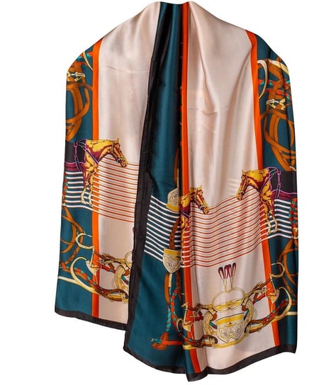 Elegancka chusta szalik szal w kolorowe wzory Stylowa Agrafka