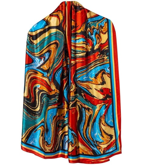 Elegancka chusta szalik szal w kolorowe wzory Stylowa Agrafka