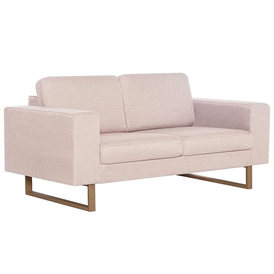 Elegancka dwuosobowa sofa ELIOR Williams 2X, kremowa, 75x82x159 cm Elior