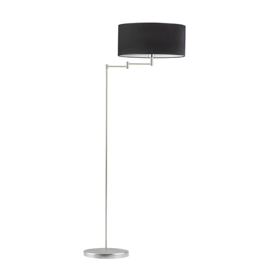 Elegancka lampa podłogowa z welurowym kloszem CANCUN VELUR, czarny LYSNE