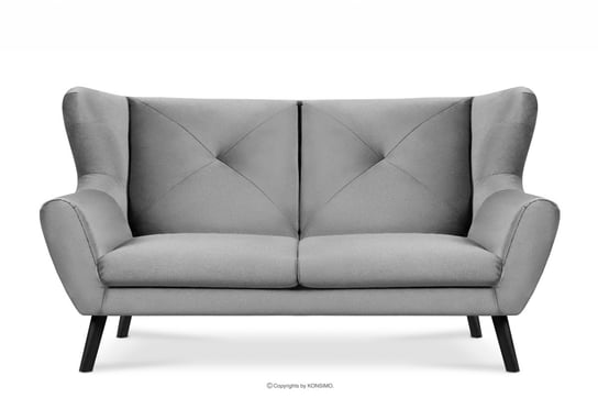 Elegancka sofa 3 osobowa jasnoszara MIRO Konsimo
