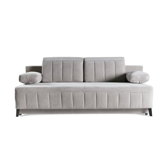 Elegancka sofa ARUNA do salonu z wygodymi poduszkami Jasnoszary Bettso