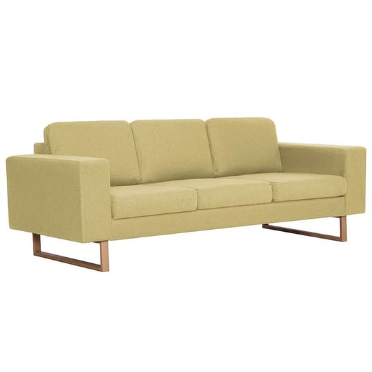 Elegancka trzyosobowa sofa ELIOR Williams 3X, jasnozielony, 75x82x200 cm Elior