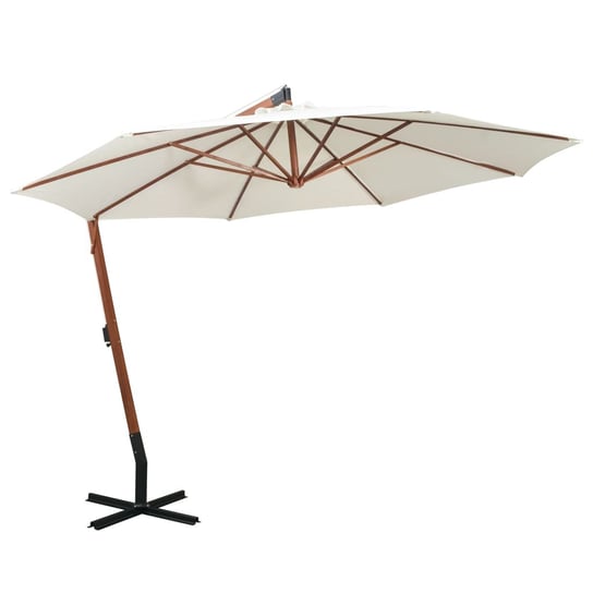 Elegancki parasol wiszący - 350cm, biały Inna marka