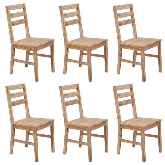 Eleganckie krzesła do jadalni z litego drewna akac Inna marka
