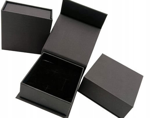 Eleganckie Pudełko Prezentowe Na Biżuterię, Czarne Inna marka