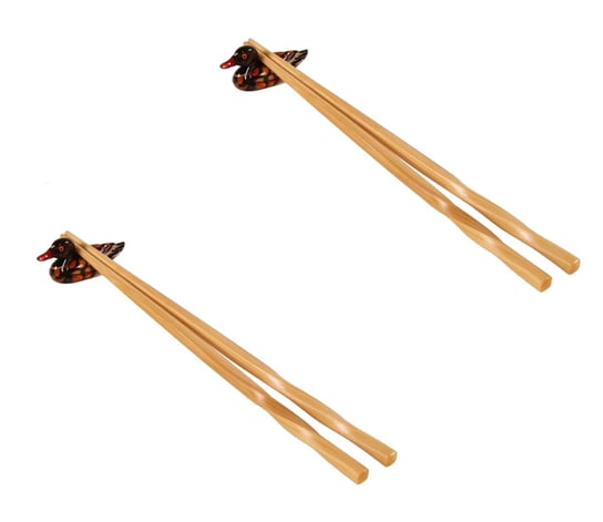 Eleganckie Skręcane Bambusowe Pałeczki Do Sushi Wielorazowe Other