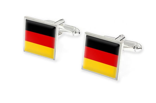 Eleganckie Spinki Do Rękawów Flaga Niemiec Jubileo