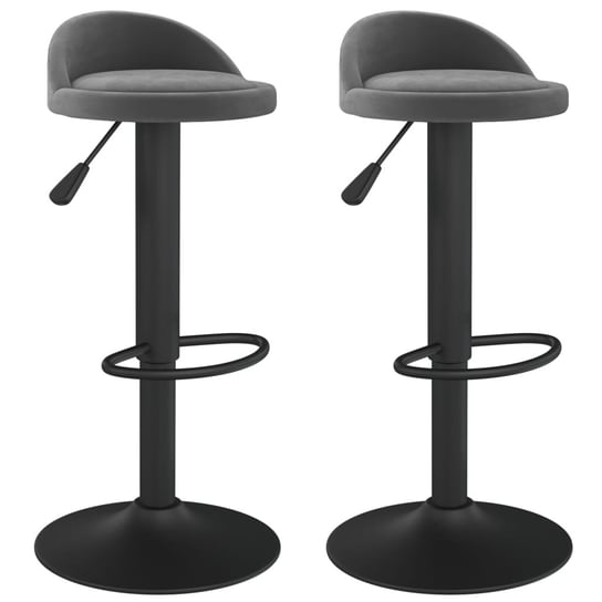 Eleganckie stołki barowe, ciemnoszary kolor, 36x38 / AAALOE Inna marka