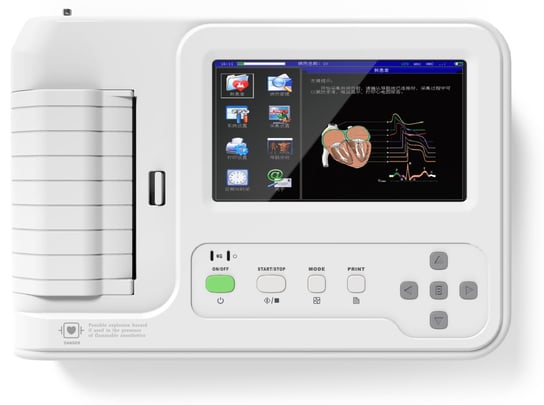 Elektrokardiograf Aparat EKG 600G 6-kanałowy Contec