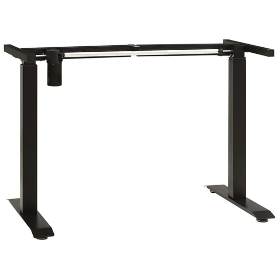 Elektryczne biurko regulowane, czarne, 102-160 cm Zakito