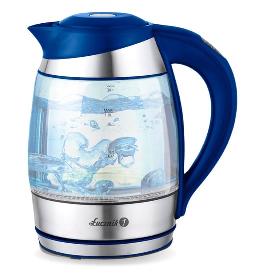 Elektryczny czajnik z regulacją temperatury WK-2020 niebieski Łucznik