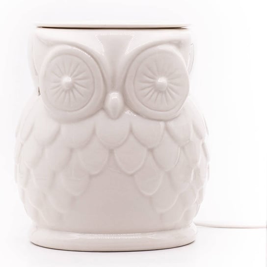 Elektryczny duży ceramiczny kominek do wosków zapachowych - Owl Candle Brothers
