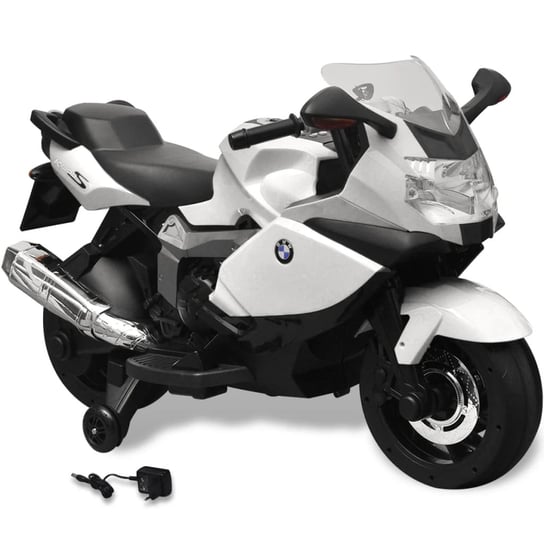 Elektryczny motocykl dla dzieci, biały, 106,8x50x6 Zakito