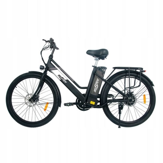 Elektryczny rower ONESPORT BK8 - 350W 270WH 30KM zasięg hamulce tarczowe - kolor czarny onesport
