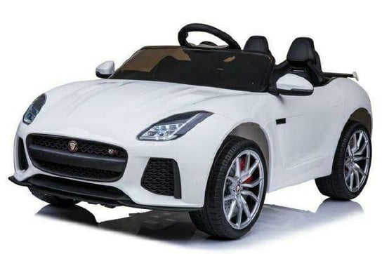 Elektryczny Samochód Dla Dzieci Jaguar Na Licencji  - Biały TO-MA