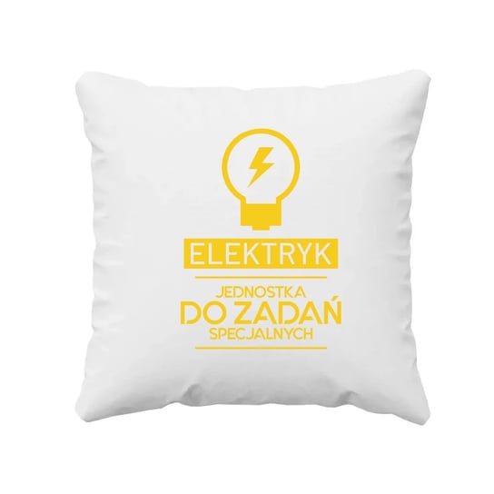 Elektryk - jednostka do zadań specjalnych - poduszka na prezent Koszulkowy
